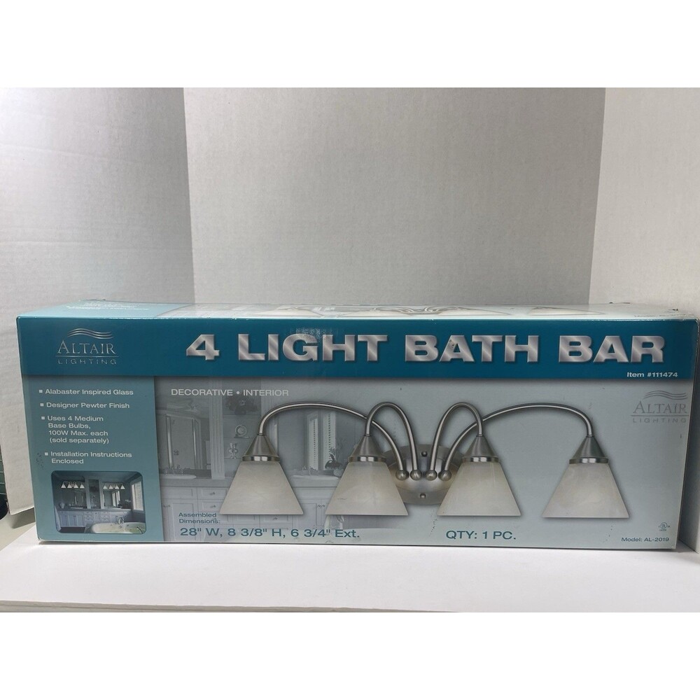 Altair Lighting 4 Light Bath Bar NIB